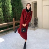 2025冬季新款现货带钻贵气风两件套#25203-P205-K308，女装套装/套裙，唛多