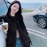 2025冬季羽绒马甲【现货主推】2色入#3136--P165--K248，女装马甲，唛多