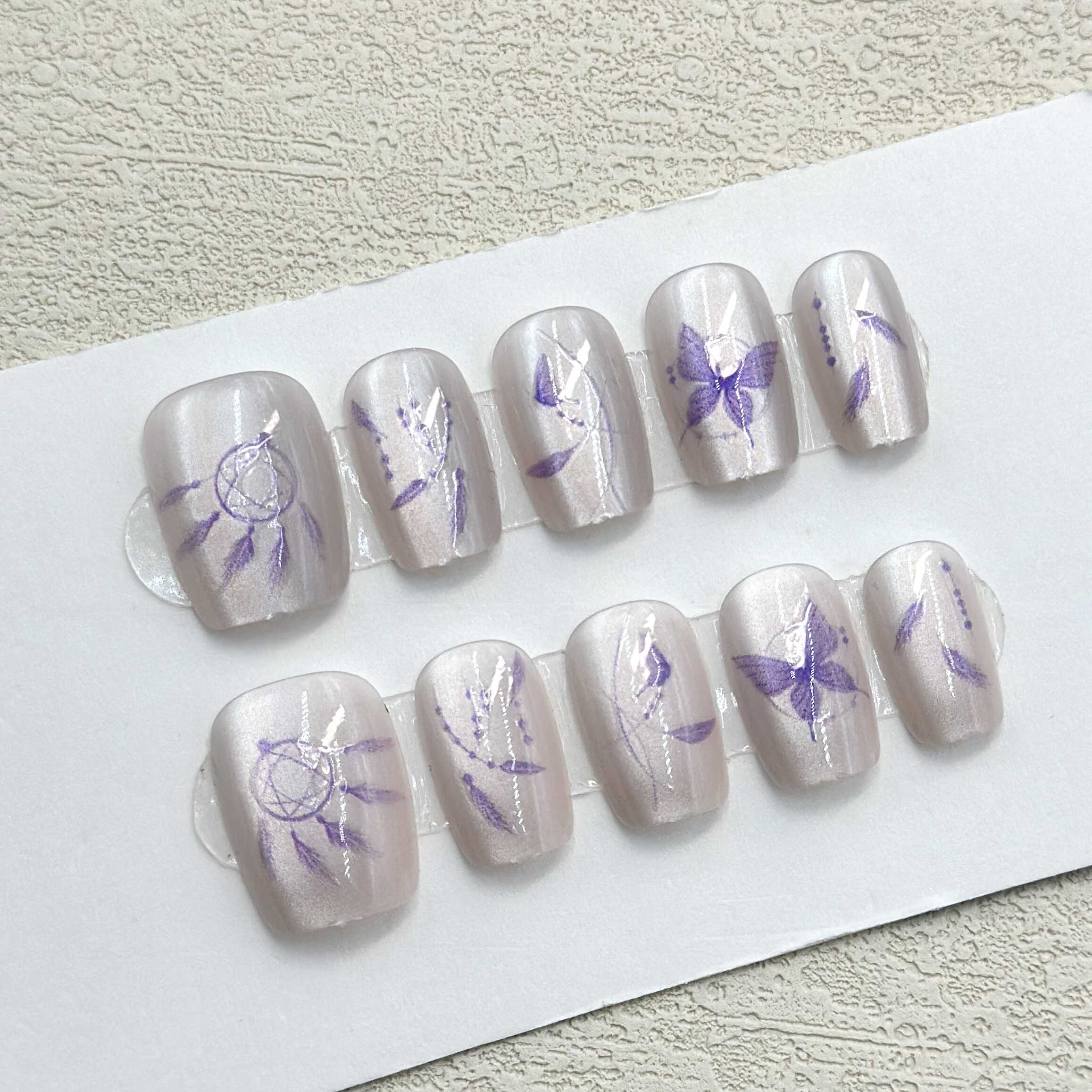 甜美涂鸦ins风圆形纯手工小短甲