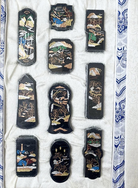 上庄老胡开文墨厂墨锭墨条墨块收藏精品徽墨礼盒墨西湖十景套墨