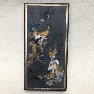 徽墨老胡开文正品老墨块墨条墨锭82年老松烟古墨收藏五伦图5.3两