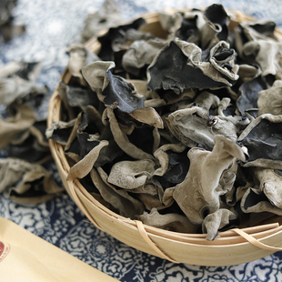 甘肃康县黑木耳500g农家干货绿色无根肉薄嫩椴木25年新土特产