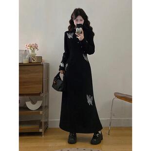 大尺码 2026早春新款 胖mm国风裙子 改良旗袍裙高级感正肩洋装 新中式