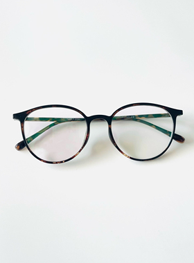 zelo超轻圆框眼镜可配有度数护目显瘦