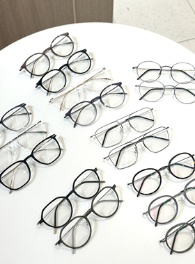 韩国设计师手工眼镜定制系列可配度数男女通用