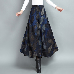 子女 九分阔腿裤 2025秋装 新款 QSLZ 宽松休闲裤 清水灵籽不规则裙裤