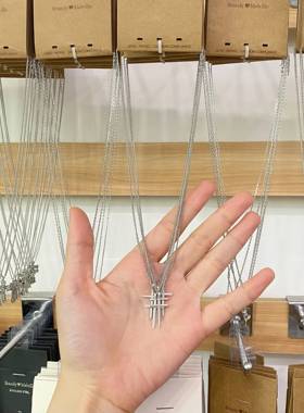 bm磨砂十字架正品代购