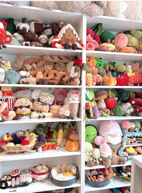 正品Jellycat合集 猫头鹰蛋糕奶牛邦尼兔手捧花暹罗猫奶酪天空龙
