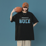 A334-TX03-252024夏季新款通勤创意字母印花圆领宽松短袖T全棉，女装T恤，电商A334