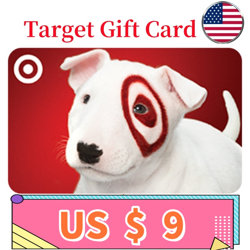 【可囤可赠】美国塔吉特礼品卡 Target Gift Card $9美金US目标卡