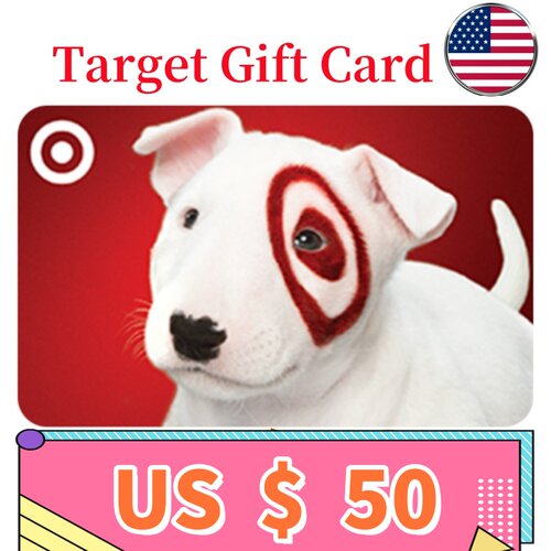 【可囤可赠】美国塔吉特礼品卡Target Gift Card $50美金US目标卡