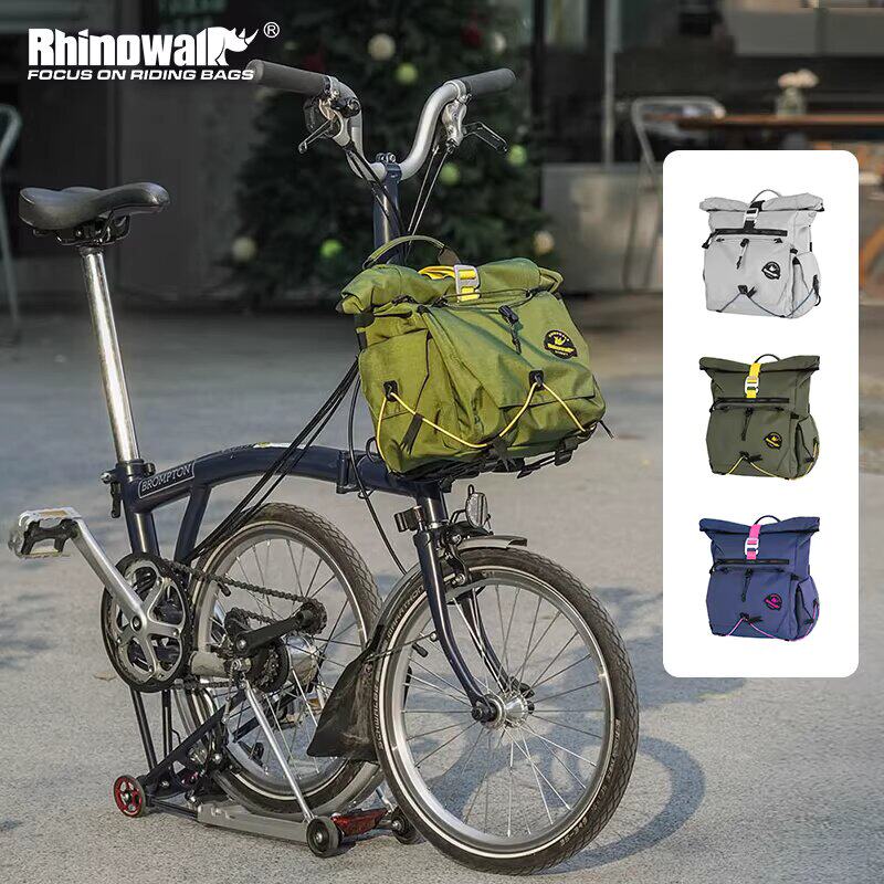 犀牛折叠自行车车头包前置挂包猪鼻包小布车快拆车前包车头收纳包