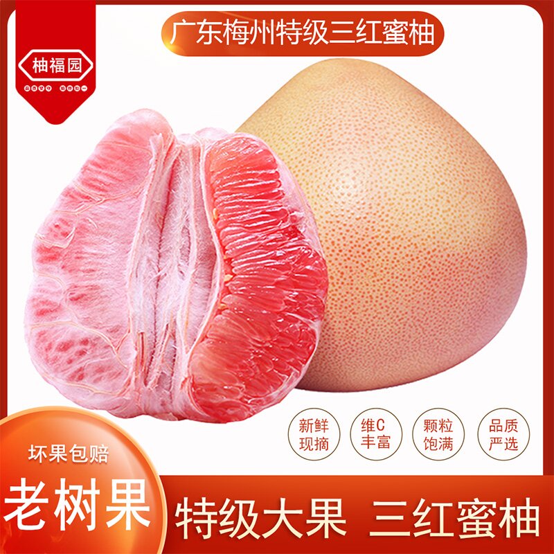 现货蜜柚柚福园孕妇水果福建平和