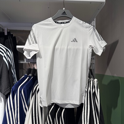 Adidas阿迪达斯女26夏季新款速干透气瑜伽运动休闲短袖T恤JZ5115