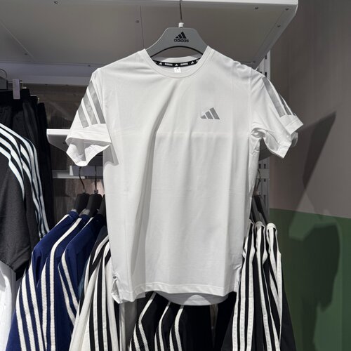 Adidas阿迪达斯女26夏季新款速干透气瑜伽运动休闲短袖T恤JZ5115