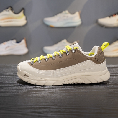 李宁减震回弹男女通用系带休闲鞋