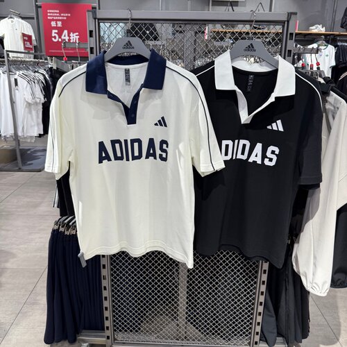 Adidas阿迪达斯26夏季新款男女运动休闲经典翻领短袖POLO衫KW8116