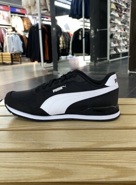 PUMA彪马男鞋女鞋夏季透气运动鞋情侣复古休闲鞋黑色鞋子384857
