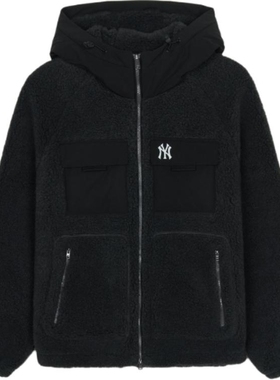 MLB美职棒男装女装简约时尚休闲保暖羊羔绒外套3AFDB0146