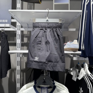 简约梭织速干运动短裤 JD1511 新款 Adidas阿迪达斯三叶草女25年夏季