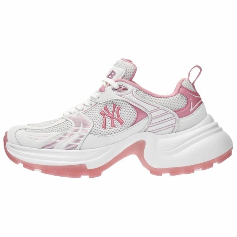 MLB女鞋休闲鞋新款时尚网面拼接厚底增高老爹鞋3ASHW045N