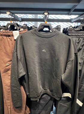 NIKE耐克卫衣男25秋冬新款加绒保暖篮球运动圆领套头衫IM5902-010
