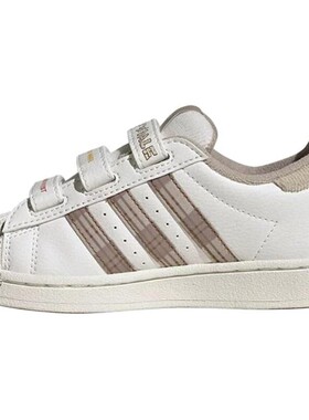 Adidaskids男女小童迪士尼联名款贝壳头运动板鞋小白鞋IH3499