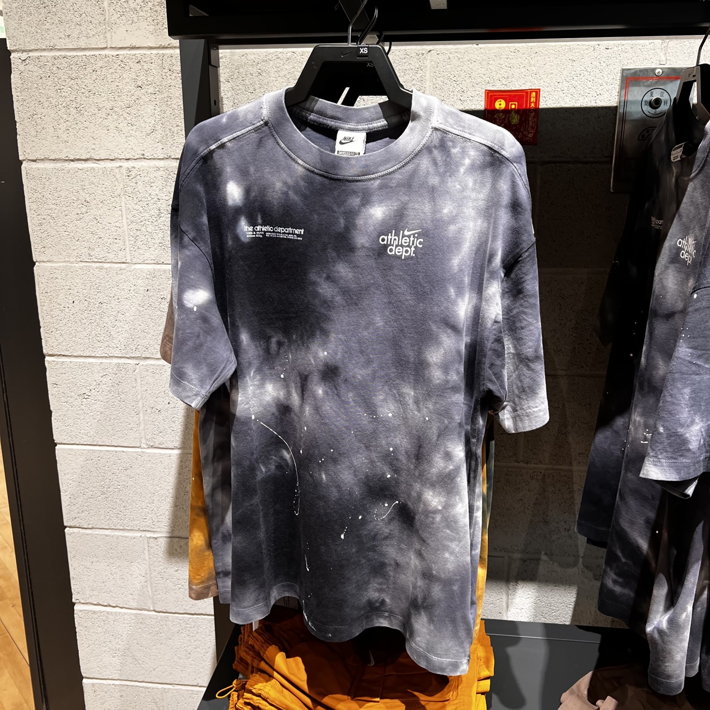 Nike耐克女25夏新款休闲短袖透气扎染纯棉印花宽松运动T恤 II0462