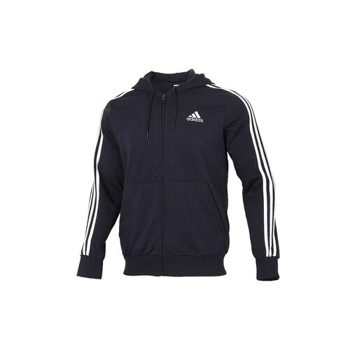 阿迪达斯外套男2024秋季新款连帽运动服长袖防风开衫男夹克GK9033