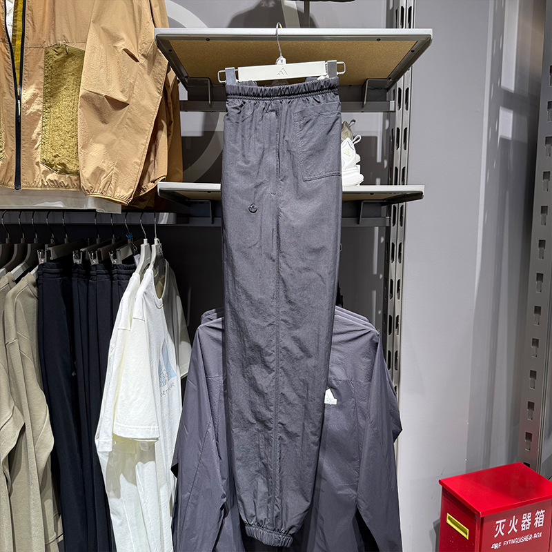 Adidas阿迪达斯三叶草男运动长裤春夏休闲收口束口百搭卫裤IS1796