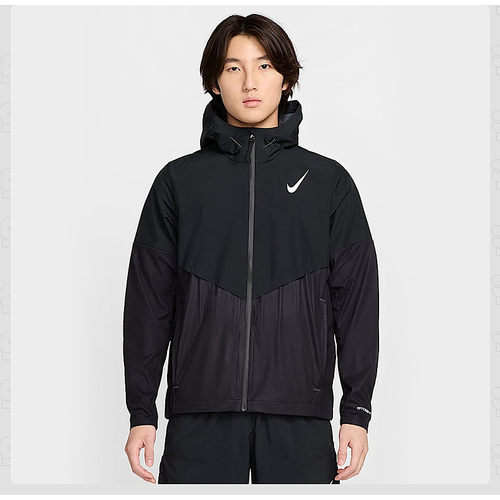 Nike/耐克男士运动健身防风拒水跑步连帽户外梭织外套FZ9040-010