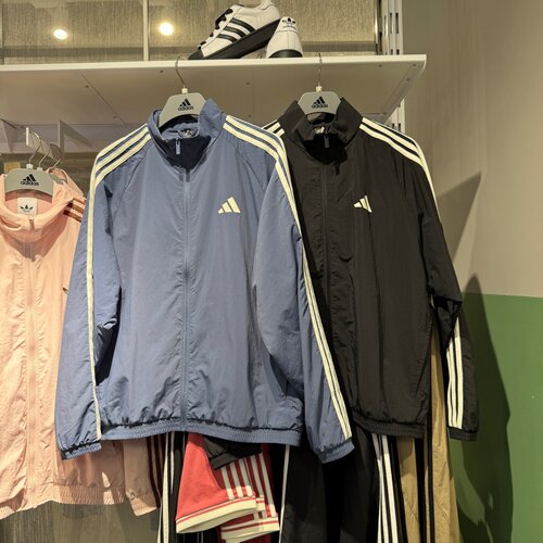 Adidas阿迪达斯男女外套宽松26秋季新款运动休闲立领夹克 KX0491
