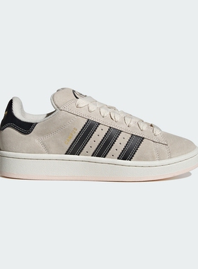 adidas阿迪达斯三叶草面包鞋2025秋女CAMPUS00S经典滑板鞋JQ5733