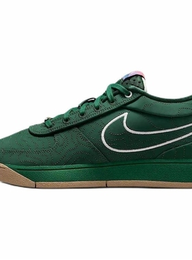 NIKE耐克男鞋德文布克Book1绿色实战缓震气垫篮球鞋FJ4250-300