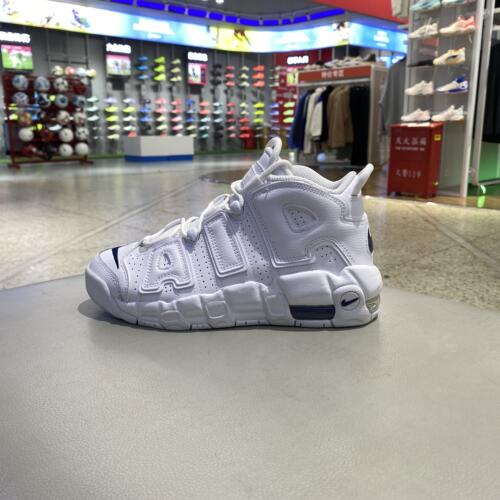 Nike耐克男女童UPTEMPO大童运动鞋缓震部分皮面个性DH9719