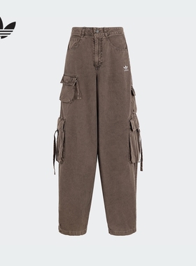 adidas阿迪达斯三叶草夏季女子运动休闲长裤裤子KD4113