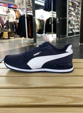 PUMA彪马男鞋女鞋夏季透气运动鞋情侣复古休闲鞋黑色鞋子384857