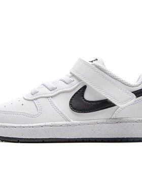 Nike耐克男女童COURTBOROUGH婴童运动鞋魔术贴秋板鞋DV5458