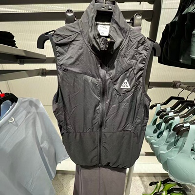NIKE耐克反光ACG女26春新款越野跑步马甲运动梭织背心 IO9771-010