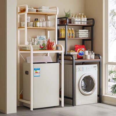 洗衣机上方架子置物卫生间滚筒波