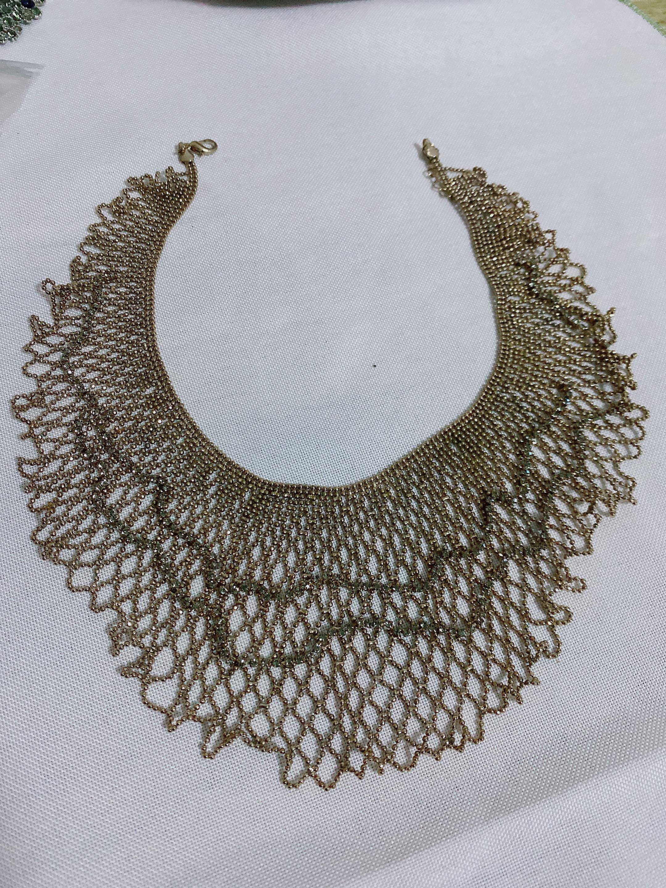 咸鱼要翻身原创设计手工编织项链女复古宫廷风在逃公主节日配饰