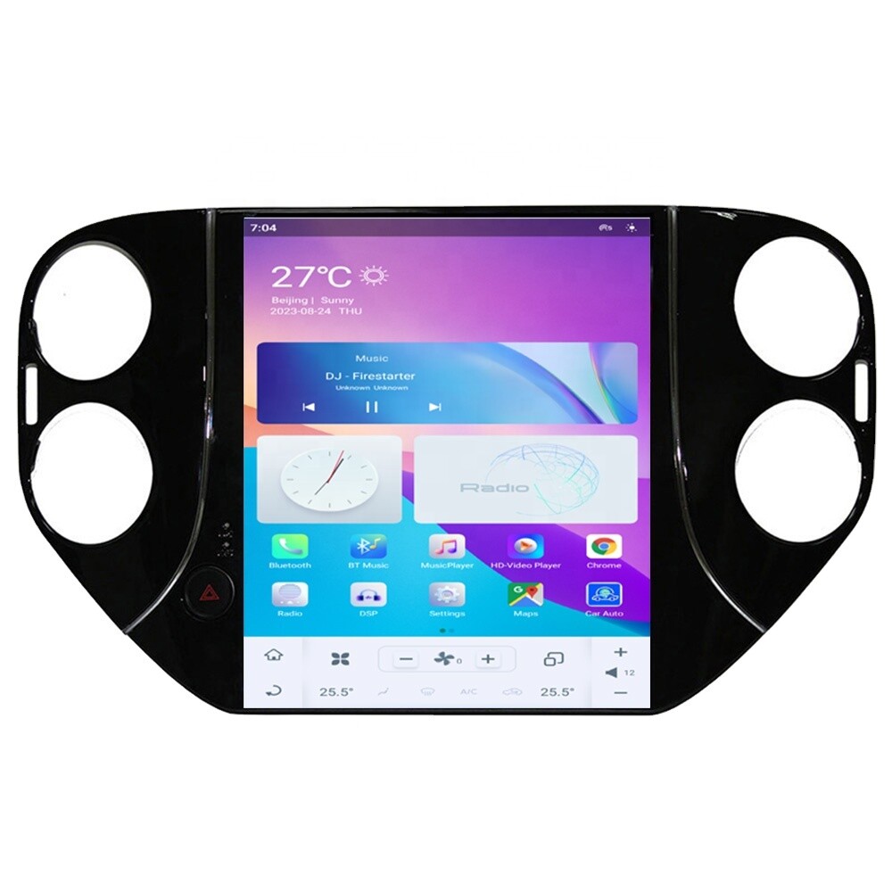 适用于2010~2017款大众途观中控竖屏导航无线Carplay一体倒车影像