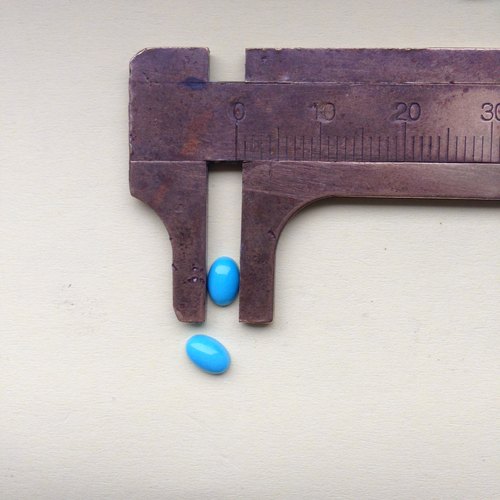 纯天然原矿无任何优化无染色无灌胶美国睡美人松石4X6裸石蛋面