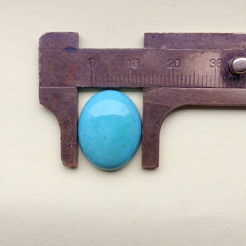 纯天然原矿无任何优化无染色无灌胶美国睡美人松石16X20裸石蛋面