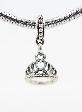 diy欧美风格链条合金大孔珠吊坠