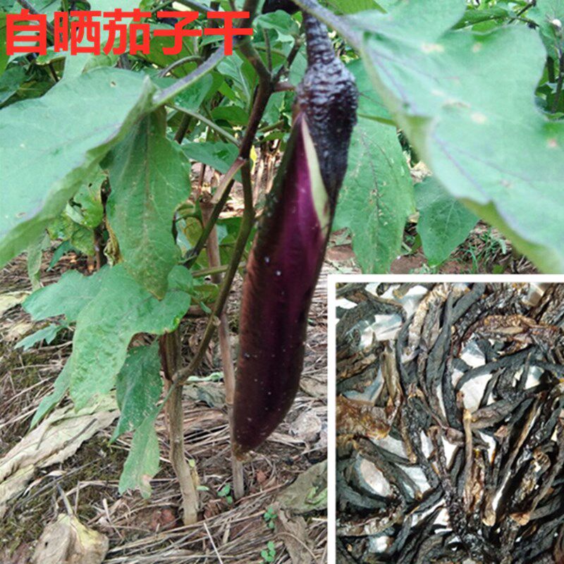 江西特产茄子干货抚州当地农家风味现做茄子干茄子酱500克装包邮