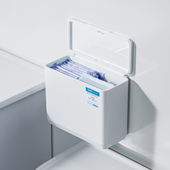 asvel日本磁吸壁挂式 卫生巾收纳盒免打孔防水浴室卫生间家用