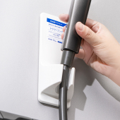 免打孔磁吸花洒支架通用性淋浴头喷头固定ABS树脂防锈 日本asvel