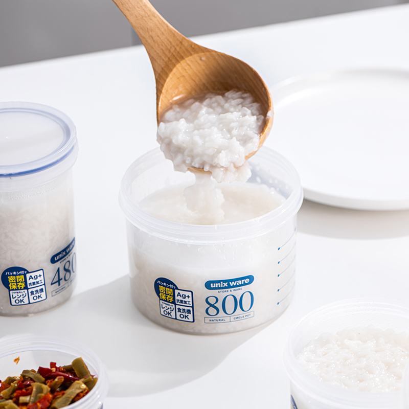 日本asvel密封耐热早餐带粥杯