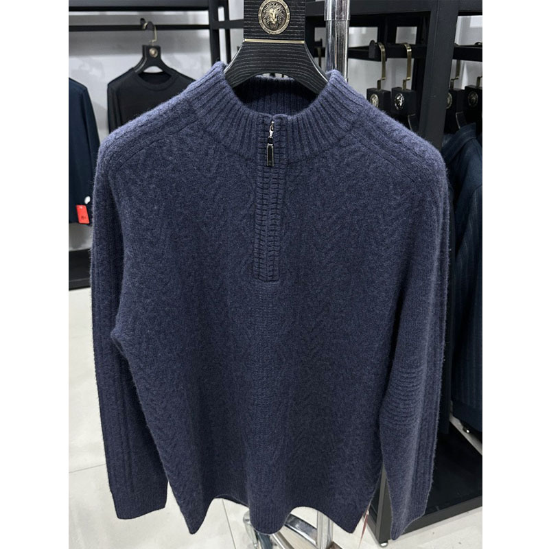 雪豹男羊绒衫内搭打底毛衣羊毛衫